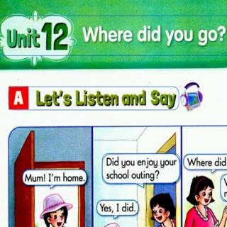 Unit 12.Where did you go?
