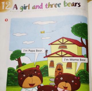 A girl and three bears