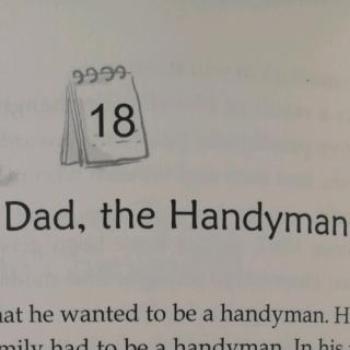 18-Dad, A Handyman