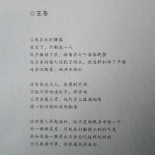观星记/王冬/零度诗刊