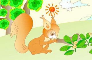 兔兔姐姐的睡前小故事：小松鼠与小乌鸦