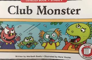 LEVELED BOOK-15-H-《Club Monster》