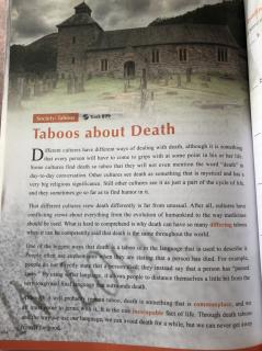 Taboos about Death