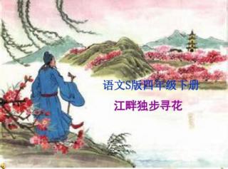 《江畔独步寻花》(黄师塔前）浅讲及带读