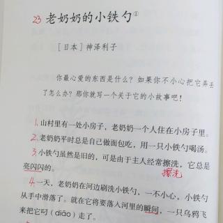 語(yǔ)文素養(yǎng)讀本～三下～23.老奶奶的小鐵勺