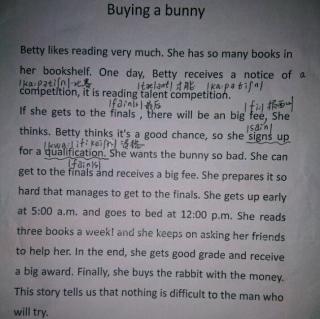 Buying    a     Bunny