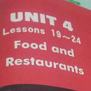Unit four lesson 19.~24 .