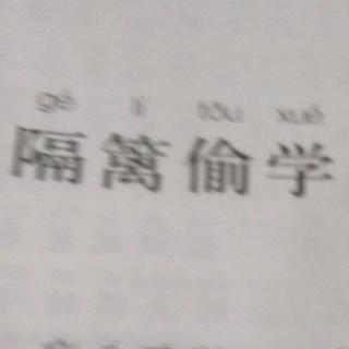 隔篱偷学