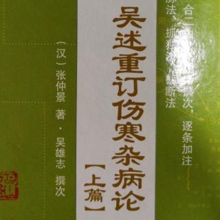 42.《吴述重订伤寒杂病论（上篇）》卷三（24）