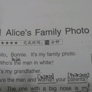 Alice's Family Photo