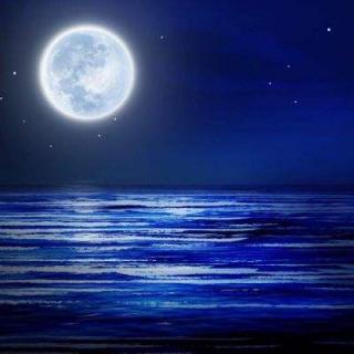 丹青《 大海的月亮 》罗兰朗诵