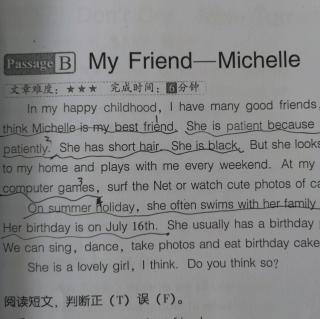 My Friend--Michelle