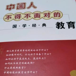 中国人不得不面对的国学经典教育—P125—P141（第二遍阅读）