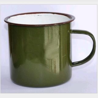 军营绿茶缸