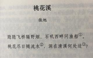 16.《桃花溪》张旭 吟诵及赏析