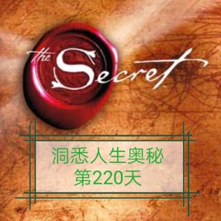 洞悉人生奥秘第220天