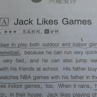 Jack Likes Games