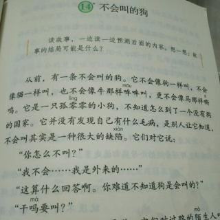 14.不会叫的狗