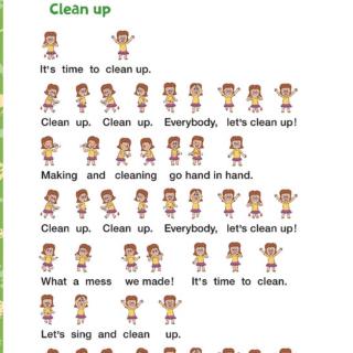 265.英语歌《clean up》