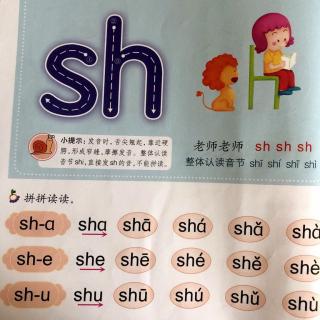 ⑬声母sh的拼读