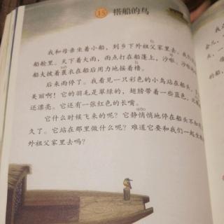 三年级语上 15. 搭船的鸟