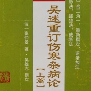 57.《吴述重订伤寒杂病论（上篇）》卷三（39）