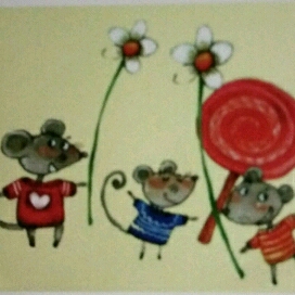 三个兄弟鼠――彩虹糖