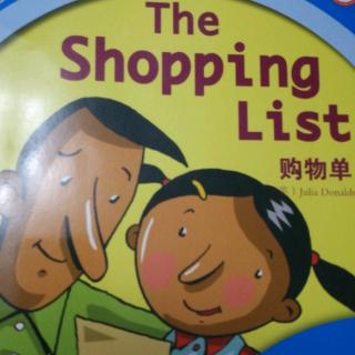 the shopping  list