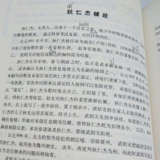 狄仁杰辅政