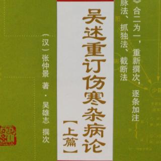 58.《吴述重订伤寒杂病论（上篇）》卷三（40）