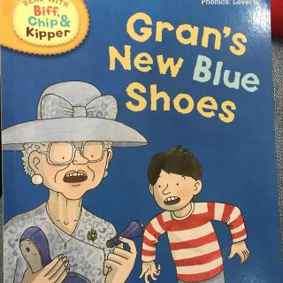 Gran's new blue shoes—Harry