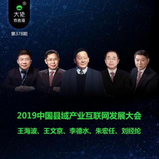 第378期-2019中国县域产业互联网发展大会：王海波、王文京、李德水