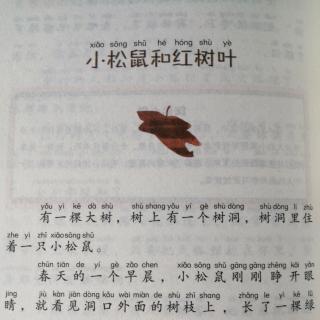 中国儿童文学名家名作：《小松鼠和红树叶》