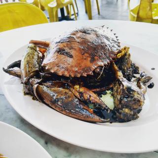 坡岛黑胡椒蟹-吃好喝好（一）