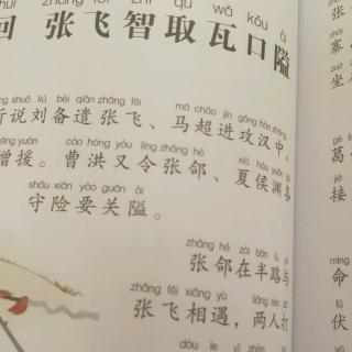 《三国演义》第二十四回 张飞智取瓦口隘