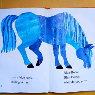 Blue Horse, Blue Horse, what do you see?