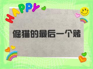 睡前故事860小巴掌童话之《倔猫的最后一个赌》