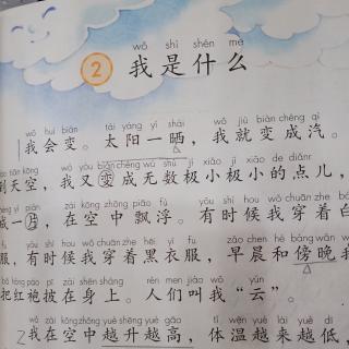 预习2课《我是什么》