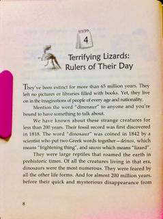 7-4 🦖Terrifying Lizards：Rulers of Their day