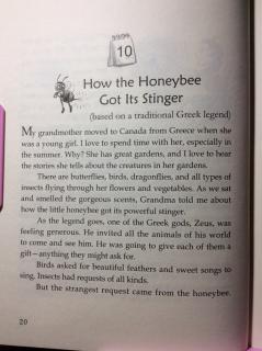 7-10 🐝How the Honeybee Got Its Stinger