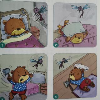 10大三班张芮萱爸爸狗熊砍蚊子