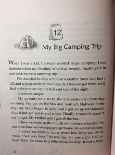 7-12 My Big Camping Trip