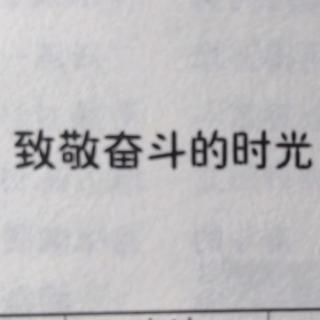 《致敬奋斗的时光》