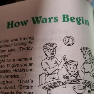 How wars begin