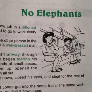 No  elephants