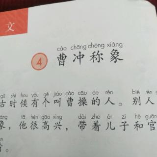 朗读课文4曹冲称象