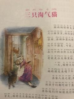 绘本《彼得兔的故事8⃣️三只淘气猫》