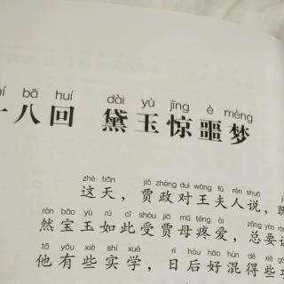 《红楼梦》第二十八回 黛玉惊噩梦