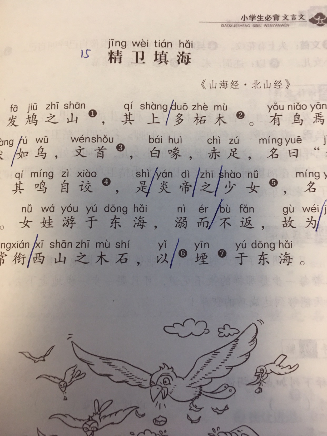 朗读:文言文:精卫填海