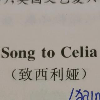 Song  to   Celia